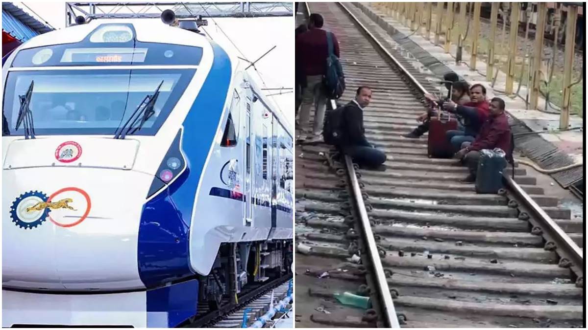 इंतहा हो गई इंतजार की… वंदे भारत ट्रेन हुई इतनी लेट कि पटरी पर बैठ गए यात्री, रेलवे ने इन ट्रेनों को किया रद्द, देखें लिस्ट