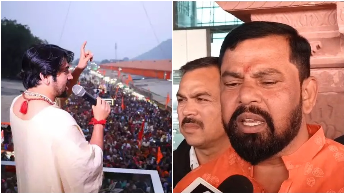 धीरेंद्र शास्त्री की यात्रा में शामिल होंगे टी राजा, जानिए किसे कह दिया नाजायज हिंदुओं की औलाद, मंदिर-मस्जिद में राष्ट्रगान पर दिया बड़ा बयान