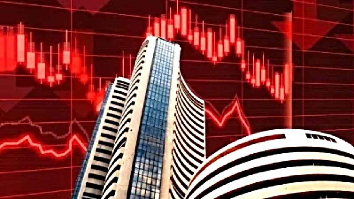 Share Market Update: शेयर बाजार में आज फिर गिरावट, सेंसेक्स और निफ्टी फिर धड़ाम, जानिए किस वजह लाल पड़ा मार्केट…