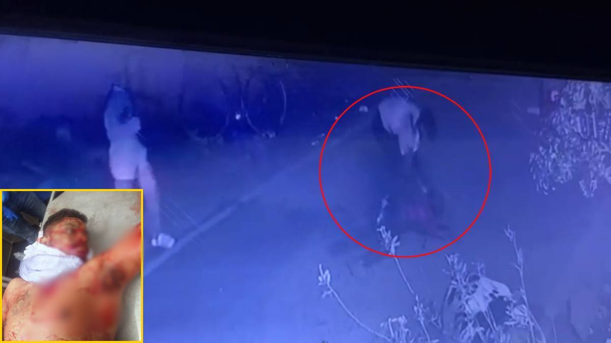 चाकू से ताबड़तोड़ हमला कर युवक की हत्या, CCTV कैमरे में कैद हुई वारदात, आरोपियों की तलाश में जुटी पुलिस