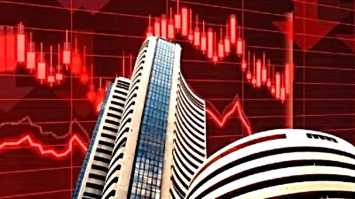 Share Market Update: शेयर बाजार में जोरदार गिरावट, सेंसेक्स 1300 अंक नीचे आया, निफ्टी भी धड़ाम, जानिए डिटेल्स…