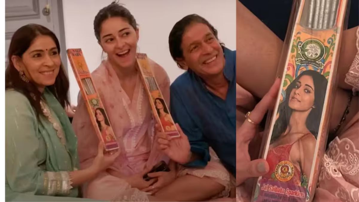 फुलझड़ी के पैकेट पर अपना फोटो देख चौंक गई Ananya Panday, कहा- सपना पूरा हो गया …
