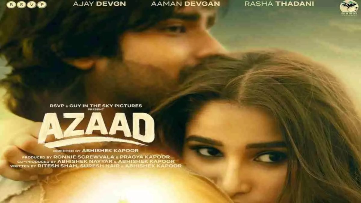 Azaad का नया पोस्टर आया सामने, रोमांटिक अंदाज में दिखे Rasha Thadani और Aman Devgan …