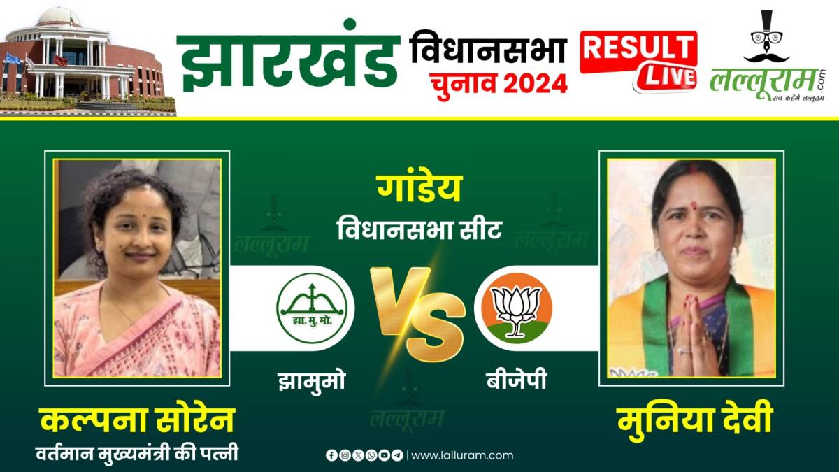 Jharkhand Result 2024 Live: गांडेय सीट पर लगातार पिछड़ रहीं हैं कल्पना सोरेन, जानिए कितने वोटों का है अंतर