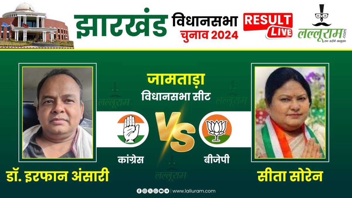 Jharkhand Assembly Elections Result 2024: जामताड़ा सीट पर कांग्रेस का दबदबा, जानें CM की भाभी सीता सोरेन कितने वोट चल रहीं पीछे…