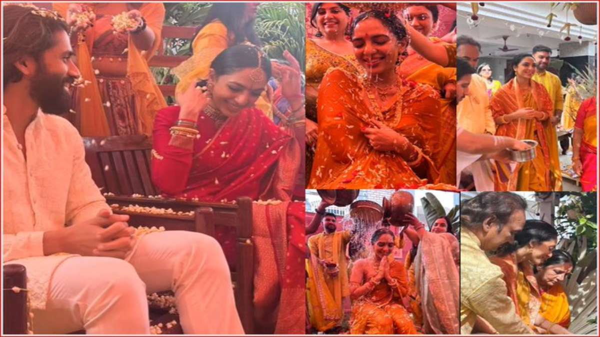 Naga Chaitanya और Sobhita Dhulipala की प्री-वेडिंग फंक्शन शुरू, हल्दी सेरेमनी से सामने आई फोटोज …