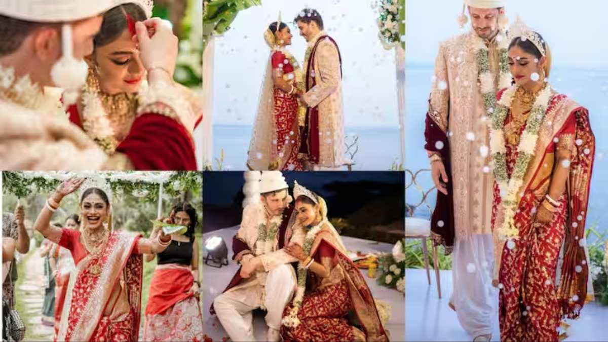 Sreejita De और Michael Blohm Pape ने लिए सात फेरे, ईसाई शादी के डेढ़ साल बाद बंगाली परंपराओं से की शादी …