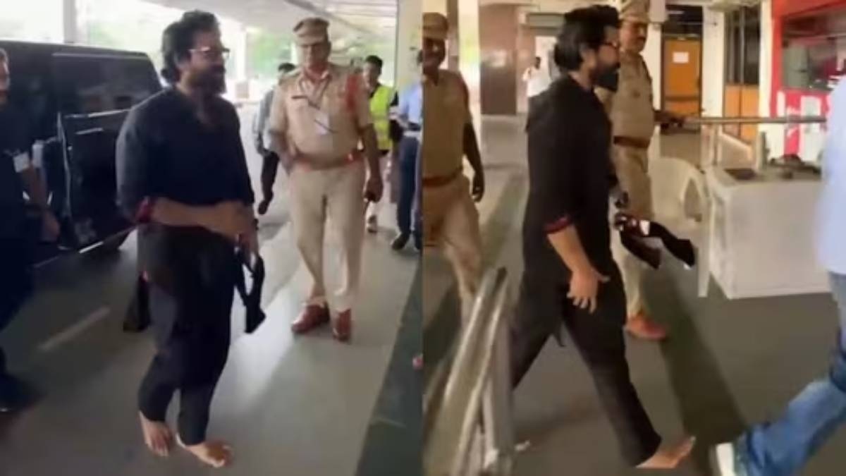 41 दिनों तक ब्रह्मचर्य का पालन करेंगे साउथ सुपरस्टार Ram Charan, एयरपोर्ट पर नंगे पैर दिखे एक्टर …