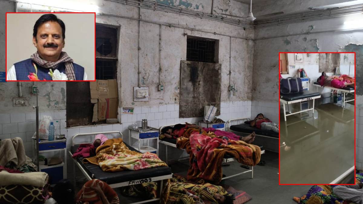 देख लीजिए स्वास्थ्य मंत्री जी… ये है जिला अस्पताल का हाल, गंदगी का लगा अंबार, जगह-जगह ओवर फ्लो हो रहा सीवरेज