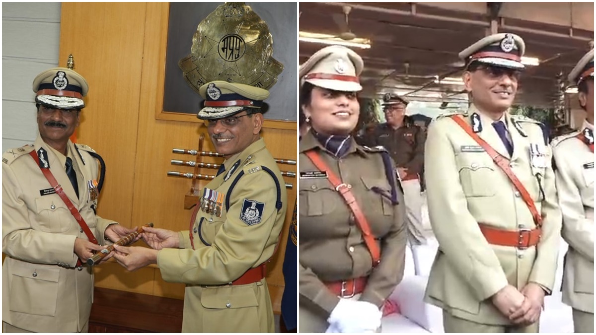 DGP सुधीर सक्सेना की विदाई समारोह में बेटी बनी परेड कमांडर, शहीदों को किया याद, कैलाश मकवाना ने संभाला पदभार