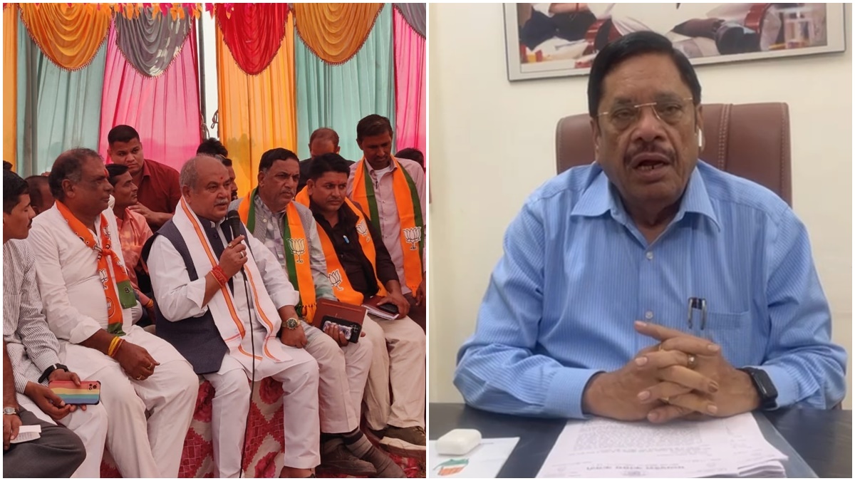 नरेंद्र सिंह तोमर के खिलाफ चुनाव आयोग पहुंची कांग्रेस, उपचुनाव में प्रचार करने पर की शिकायत