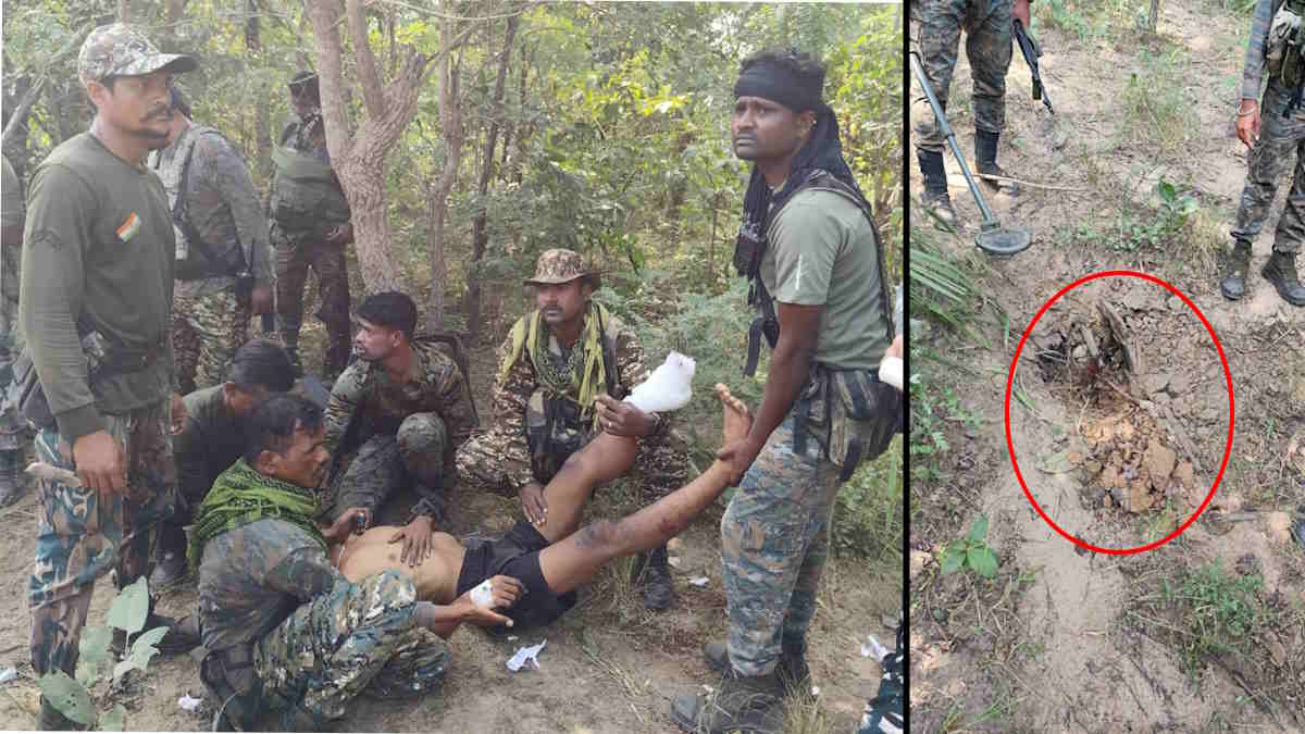 IED की चपेट में आया जवान, एरिया डॉमिनेशन के लिए निकला था डीआरजी का बल…