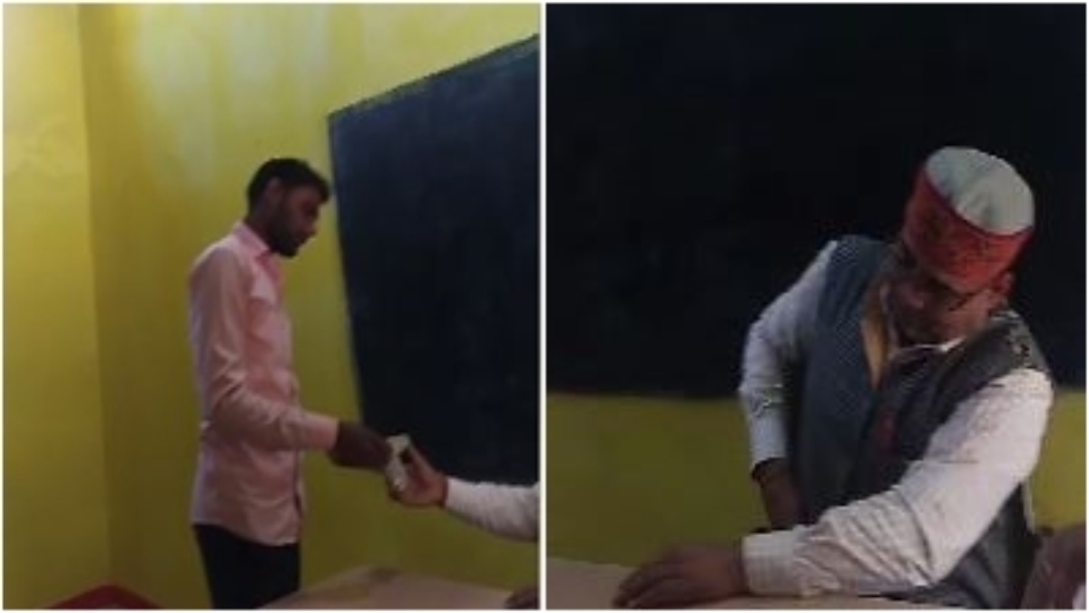 घूसखोर निकला DDO ऑफिस का बाबू: रिश्वत लेते कैमरे हुआ कैद, Video वायरल  