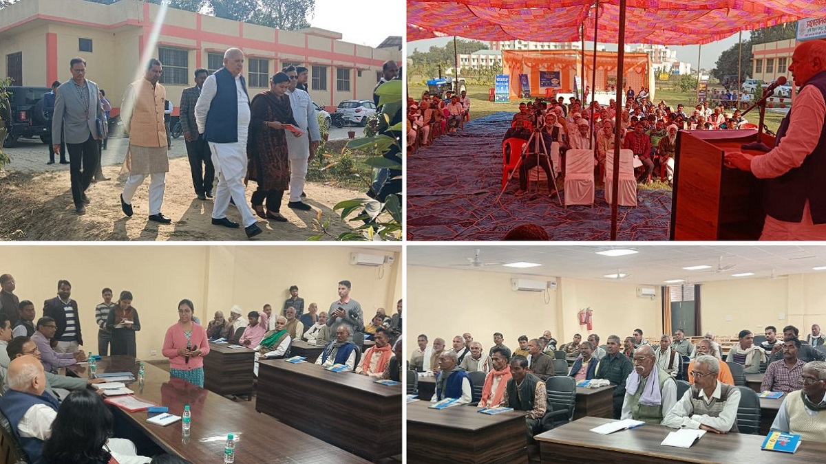 सूर्य प्रताप शाही ने किया कृषि विज्ञान केंद्र का निरीक्षण, खाद की किल्लत को लेकर दिया बड़ा बयान