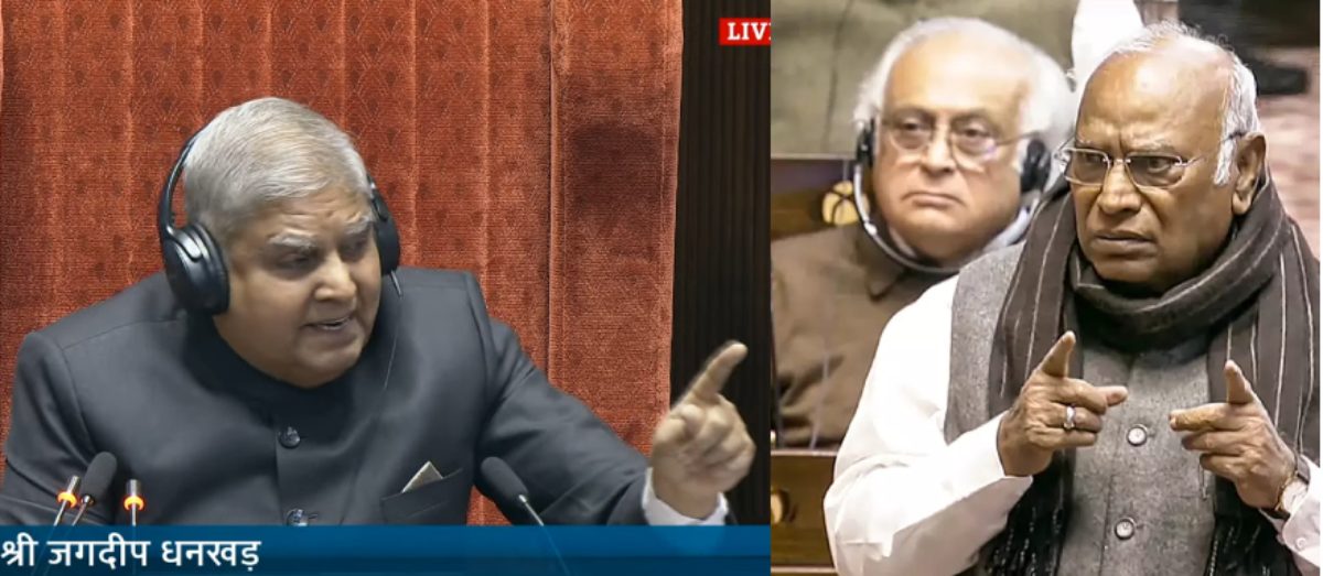 संसद में किसान का बेटा Vs मजदूर का बेटाः सभापति के खिलाफ अविश्वास प्रस्ताव को लेकर राज्यसभा पर जमकर हंगाम, जगदीप धनखड़ बोले- मैं किसान का बेटा हूं, झुकूंगा नहीं, खरगे बोले- मैं मजदूर का बेटा हूं.., Watch Video