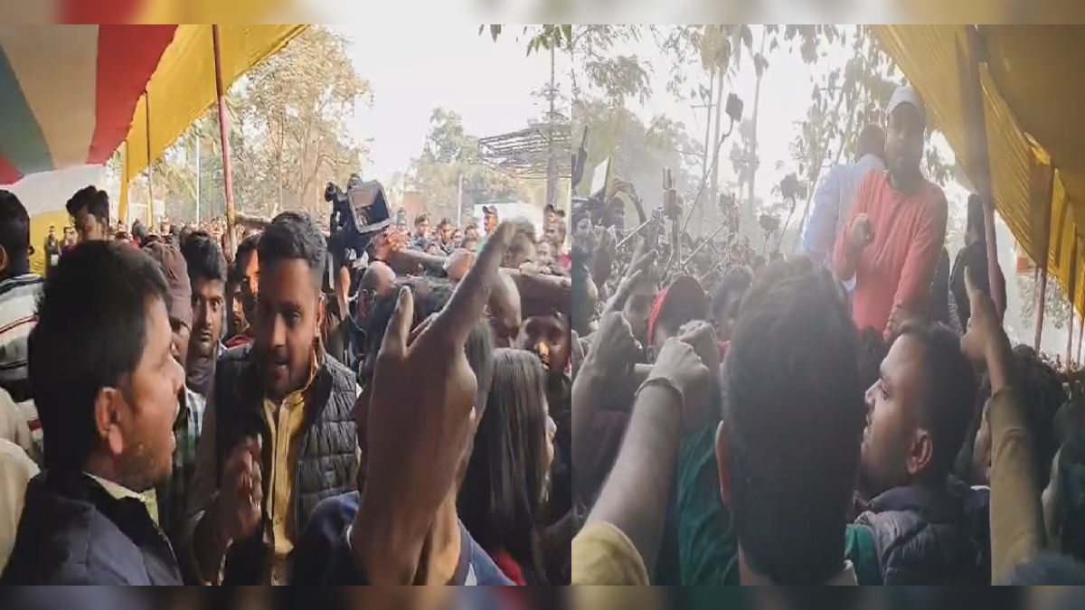 खान सर और रहमान सर का अभ्यर्थियों ने जमकर किया विरोध, कहा- आप लोग हाईजैक कर लिए हैं, मंच छोड़िए…