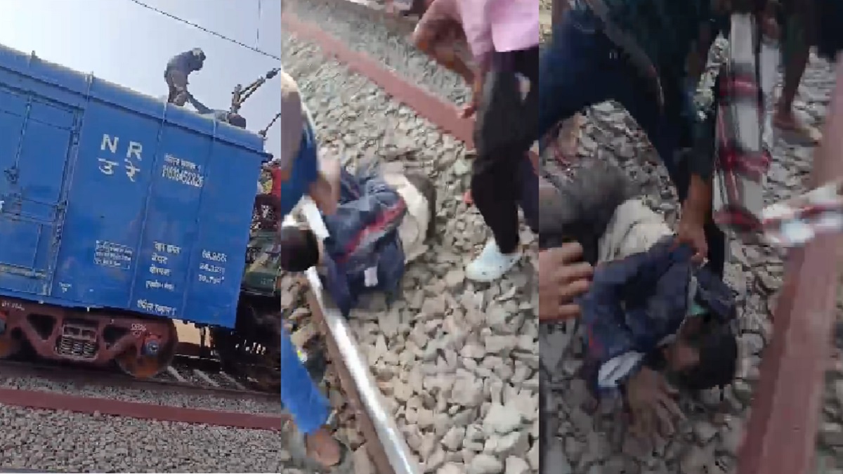 जमुई में CRPF जवान के सिर, गर्दन और चेहरे पर चाकू से हमला, मालगाड़ी की छत पर चढ़े पागल को उतारने के दौरान हुआ हादसा, फिर ग्रामीणों ने जमकर…
