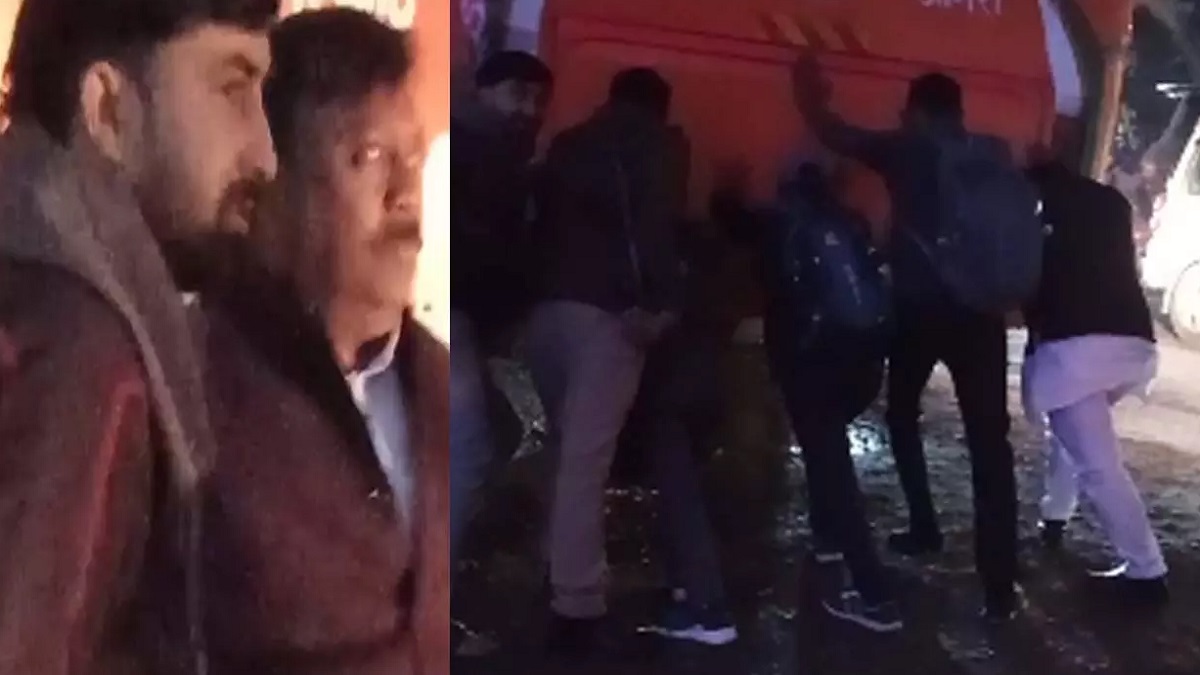 उत्तर प्रदेश की बीमार व्यवस्था को धक्का लगा रहे बीजेपी विधायक, सोशल मीडिया में वीडियो हुआ वायरल