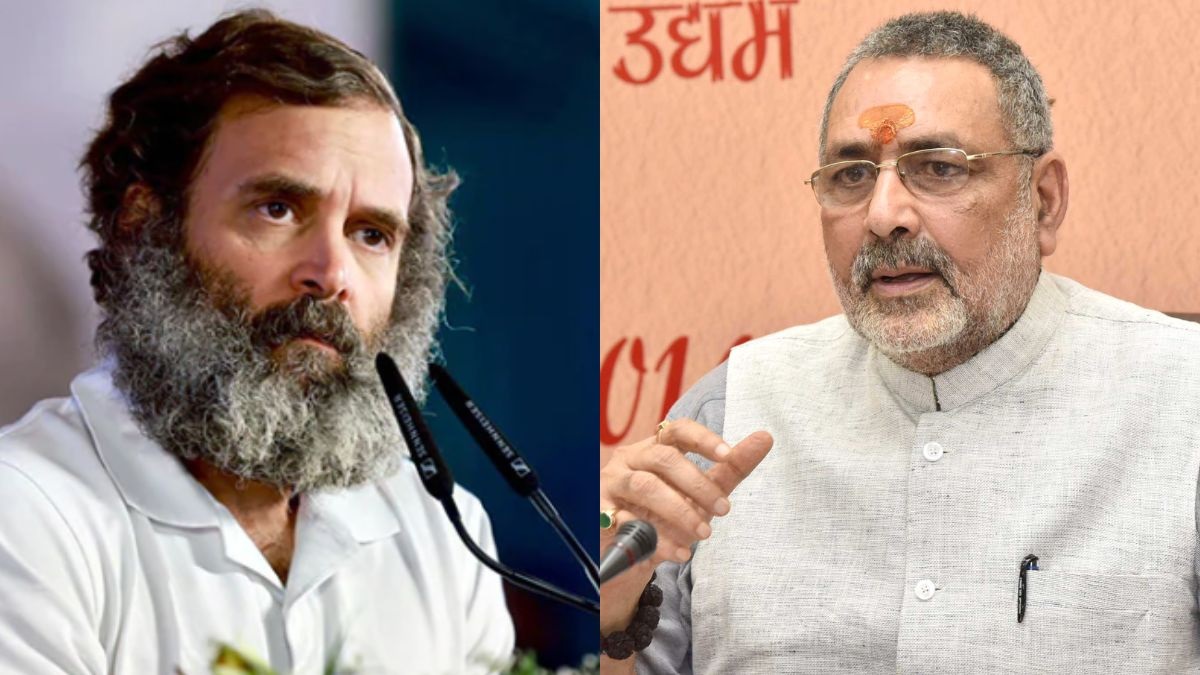 ‘उस पाप को कैसे धो पाएगा कांग्रेस…’, गिरिराज सिंह का बड़ा हमला, कहा- राहुल गांधी खुद अंबेडकर…