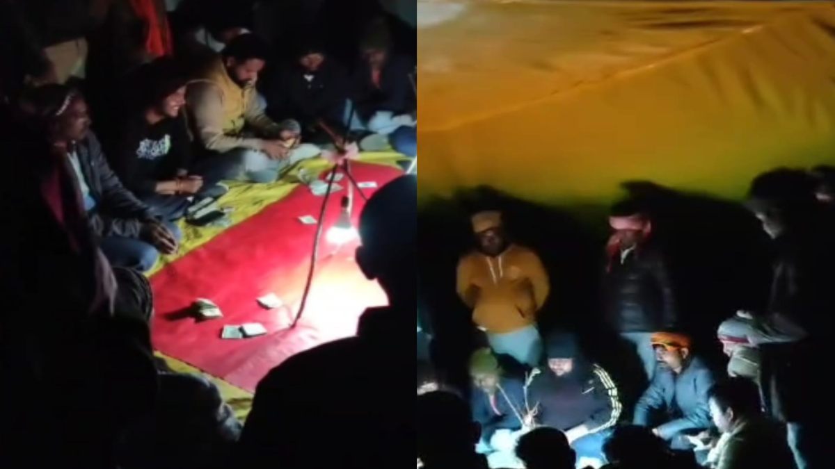 कहां सो रहे कानून के रखवाले? ‘खाकी’ के नाक के नीचे टेंट लगाकर खेला जा रहा जुआ, आखिर कब चलेगा पुलिस का हंटर, देखें VIDEO