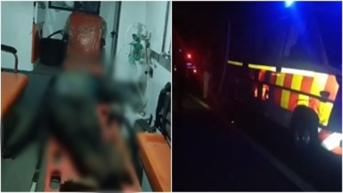 दर्दनाक हादसे में दो युवकों की मौत: अज्ञात वाहन ने बाइक को मारी टक्कर, एक की हालत गंभीर