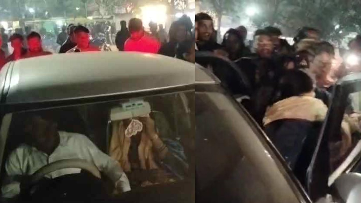 बाहरवाली के चक्कर में बवाल : घरवाली ने पति को चौपाटी में प्रेमिका से इश्कबाजी करते पकड़ा, फिर पब्लिक के साथ मिलकर की माशूका की धुनाई, देखें VIDEO …