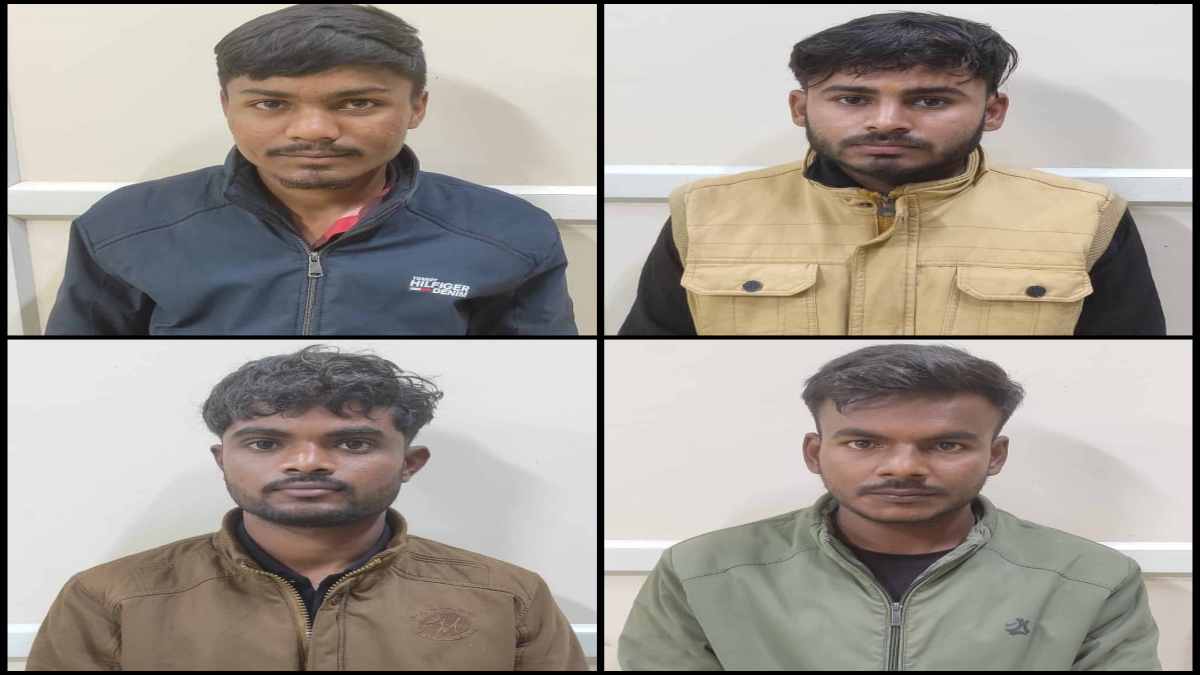 पुलिस कमिश्नर की फर्जी फेसबुक ID बनाकर ठगने वाले 4 आरोपी गिरफ्तार, कम दाम में फर्नीचर बेचने का देते थे झांसा