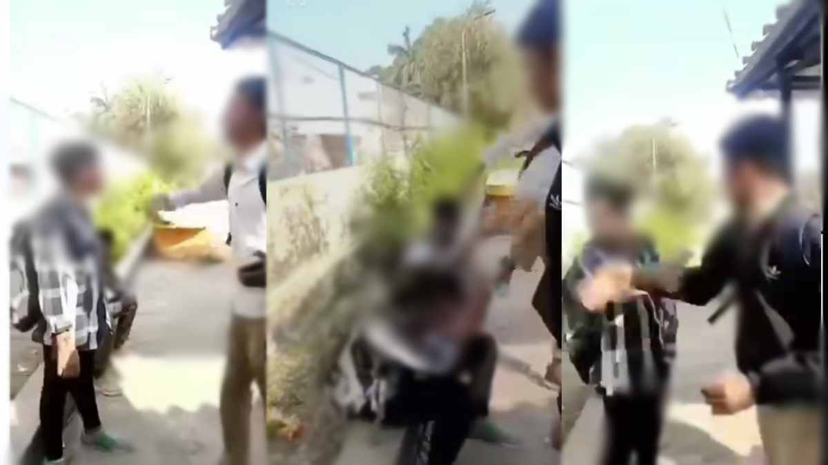 दो नाबालिग ने छात्र को बनाया मुर्गा, फिर बरसाए लात-घूंसे, Video हुआ वायरल