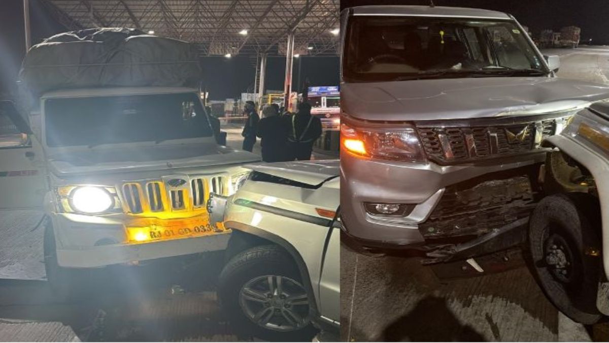 टोल प्लाजा से फिल्मी स्टाइल में भागने का प्रयासः तस्करों ने CBN की गाड़ी को मारी टक्कर, वारदात सीसीटीवी कैमरे में कैद, दो बदमाश चढ़े पुलिस के हत्थे