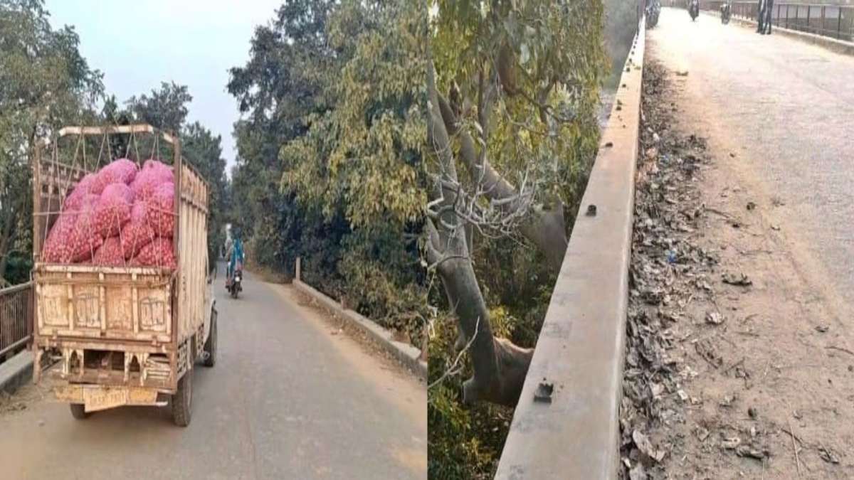 ‘आ मौत मुझे ले चल’…घने कोहरे के बीच पुल पर दौड़ रही गाड़ियां, एक तरफ की रेलिंग है गायब, जान जाएगी तब जागेगा क्या ‘UP का सिस्टम’?