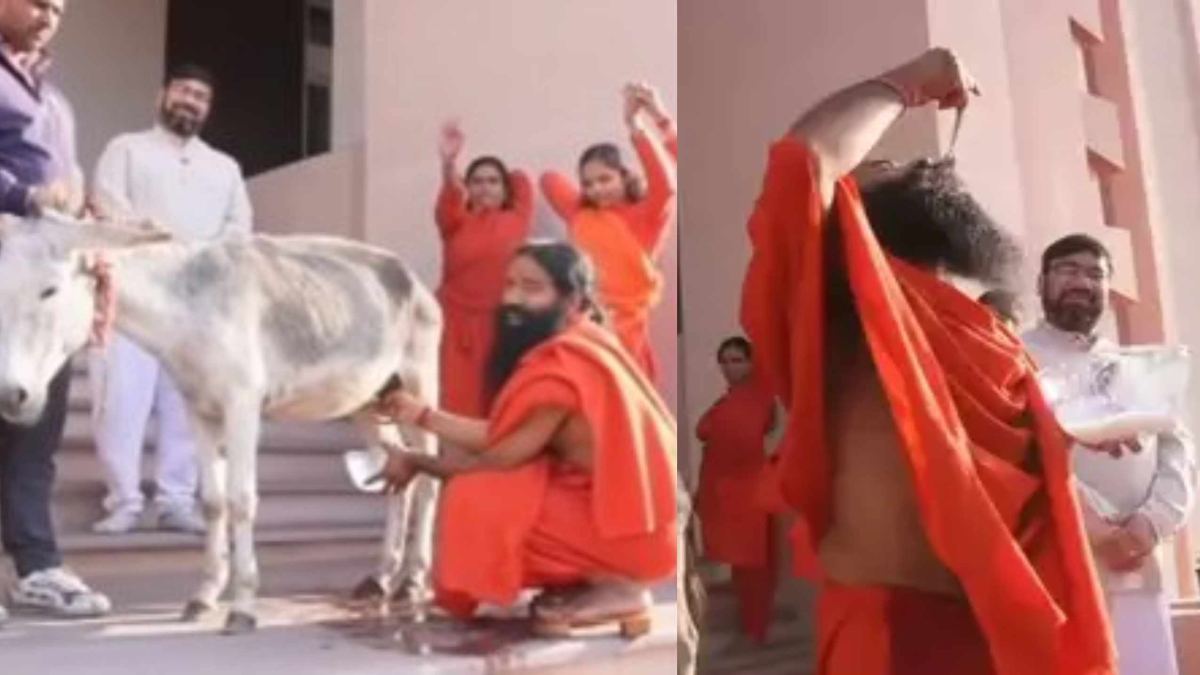 ‘सच में वेरी टेस्टी…’ गधी का दूध पीकर बाबा रामदेव को आ गया मजा, देखें VIDEO शेयर कर और क्या कहा?