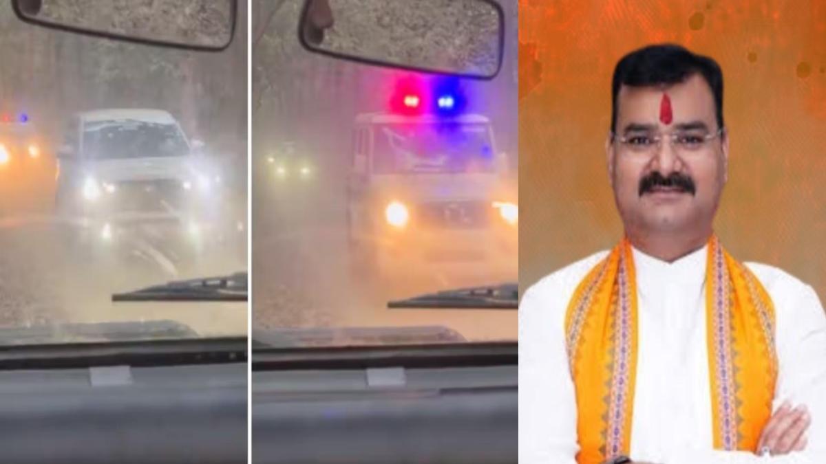 मंत्री हैं तो मनमानी करेंगे क्या संजय गंगवार जी? नियमों की धज्जियां उड़ाते हुए टाइगर रिजर्व में घुसा नेता जी का काफिला, क्या होगी कार्रवाई