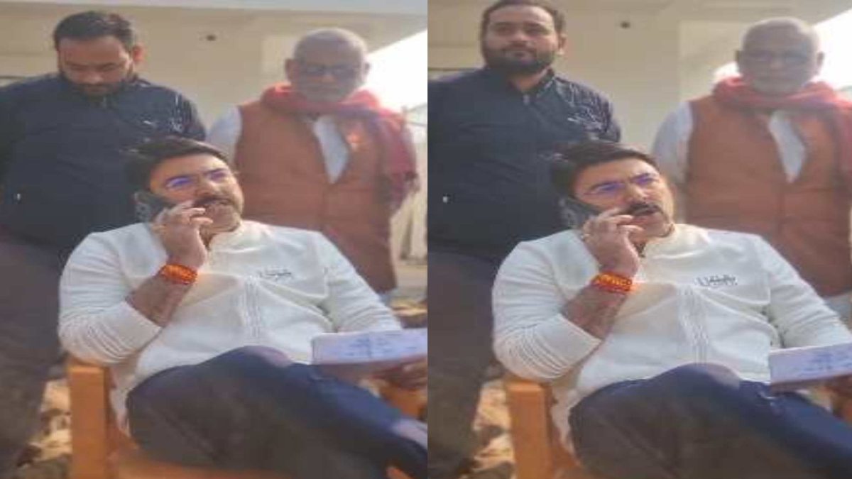 शर्म आती है तुम लोगों को…नेत्रहीन बुजुर्ग का PM आवास रद्द करने पर भड़के BJP विधायक शलभ मणि, अधिकारी को लगाई लताड़, देखें VIDEO