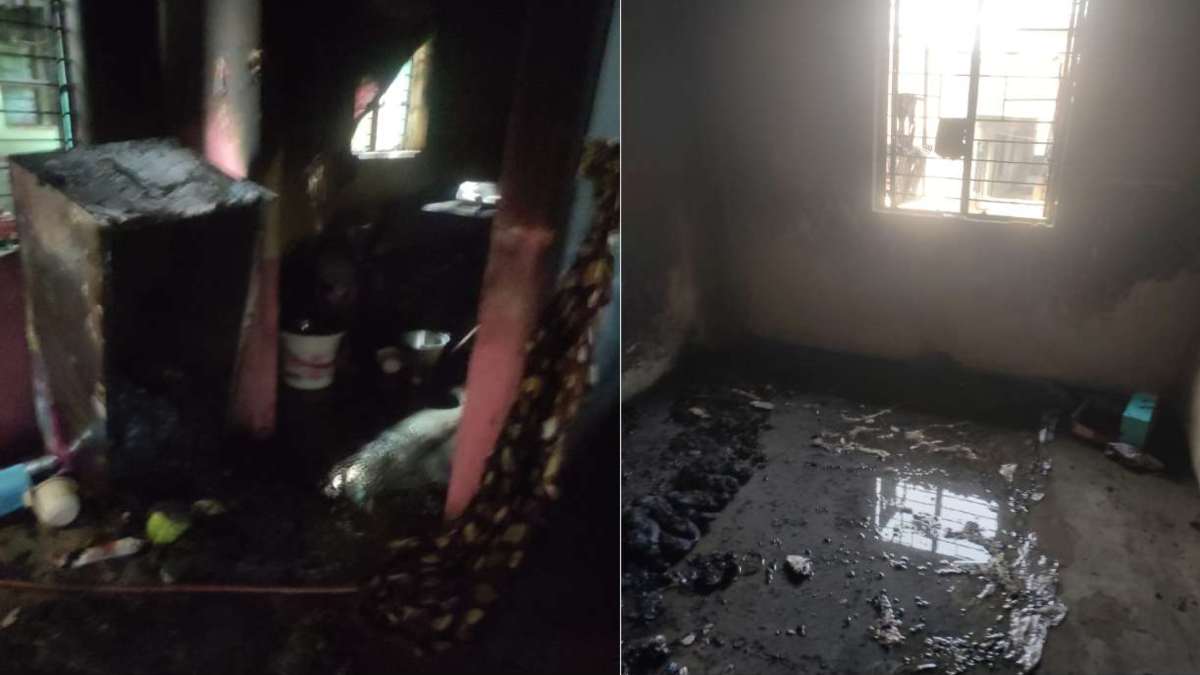 लिव-इन में रह रहे प्रेमी जोड़े ने आपसी विवाद में उठाया खौफनाक कदम, घर को लगा दी आग
