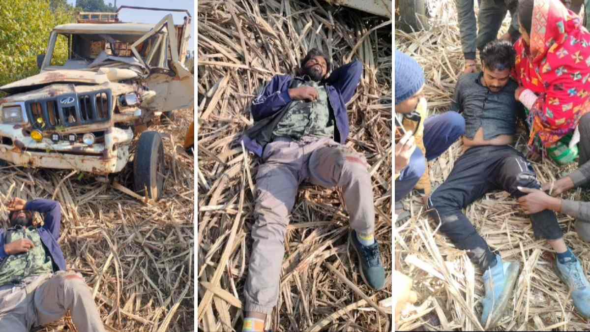 Breaking News: पिकअप और ट्रक के बीच आमने-सामने की भिड़त, 2 लोग गंभीर रूप से घायल