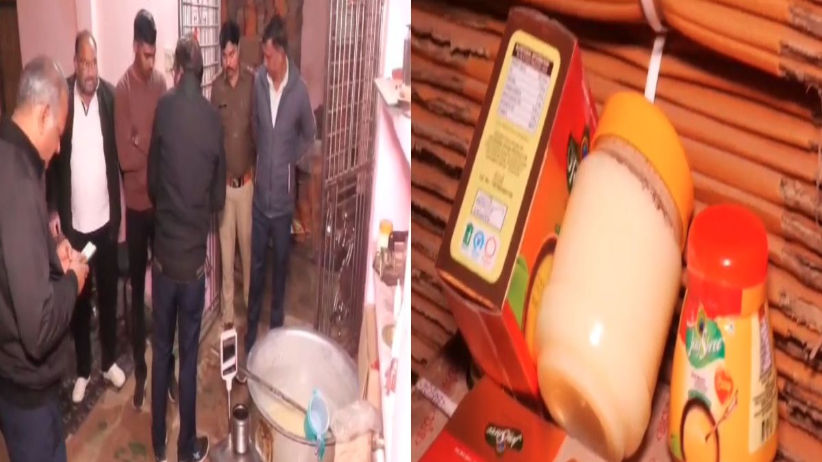 मिलावटी घी और छापामार कार्रवाई: फैक्ट्री पर पुलिस और खाद्य विभाग की दी दबिश, जांच के बाद होगी कार्रवाई