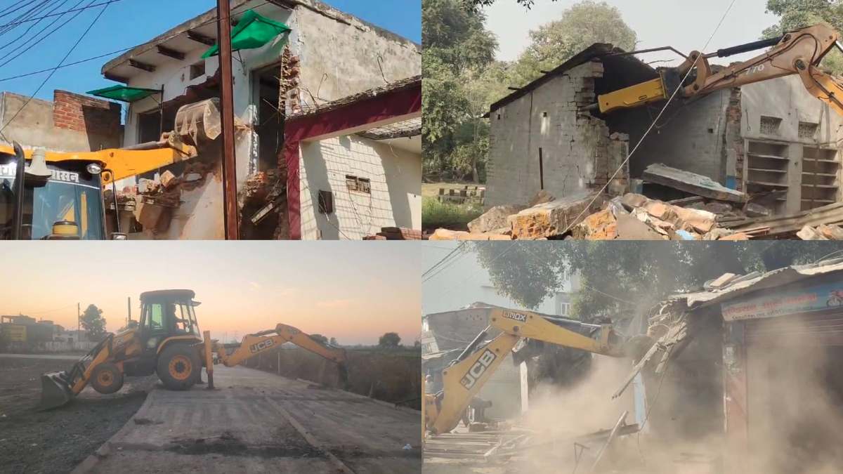 MP में अतिक्रमण पर ताबड़तोड़ कार्रवाई: दमोह, विदिशा और रीवा में गरजा बुलडोजर, कई मकान और दुकान जमीदोंज