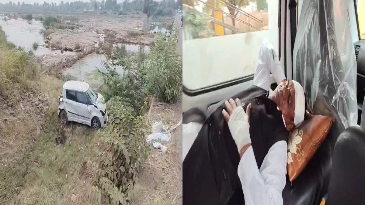 पुल से गिरी पूर्व विधायक की कार: पांचीलाल मेड़ा और ड्राइवर घायल, जानिए कैसे हुआ हादसा