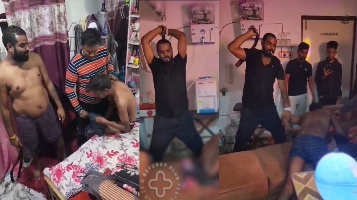 कुख्यात अपराधी का आतंक, युवक को निर्वस्त्र कर बर्बरतापूर्वक बेल्ट से पीटा, देखें Viral Video …