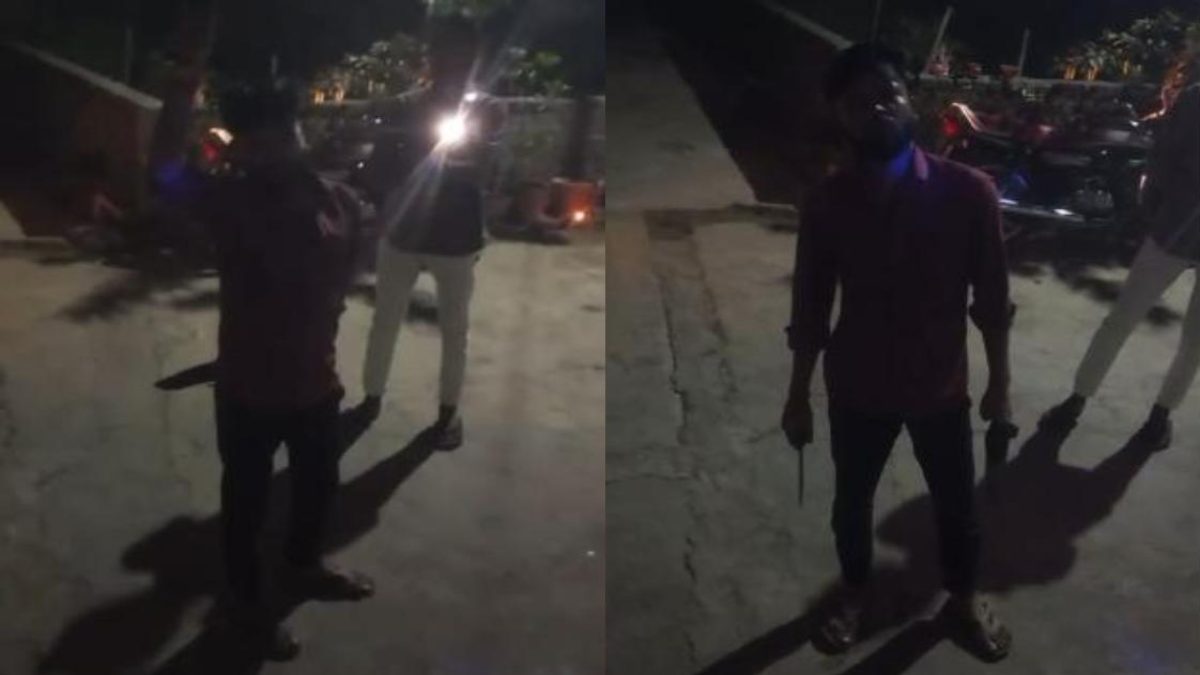 राजधानी में अपराधी बेखौफ, हाथ में चाकू लेकर नशे में धुत ड्राइवर ने कॉलोनी में मचाया उत्पात