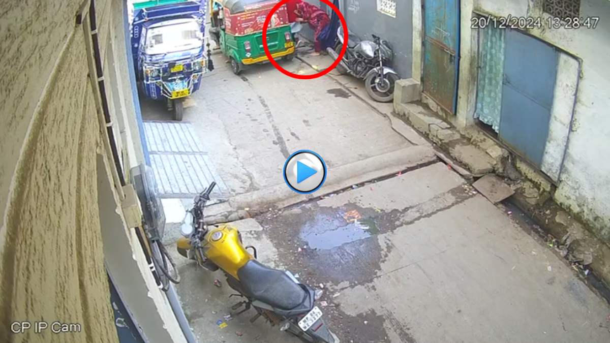 राजधानी में दिनदहाड़े लड़की का अपहरण: घर से खींचकर ले गए, घटना CCTV में कैद
