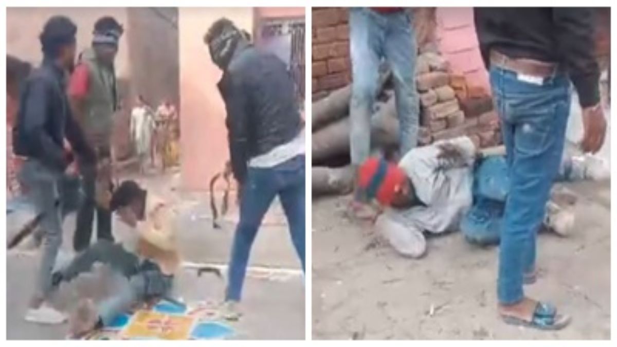 दो युवकों की बेरहमी से पिटाई: बदमाशों ने जमकर बरसाए लात-घूंसे और बेल्ट, VIDEO वायरल 