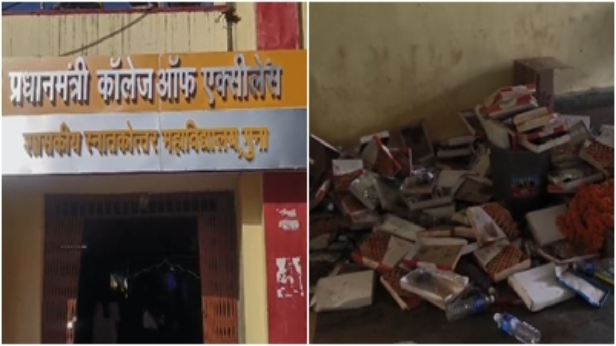 कॉलेज है या कचरे का अड्डा? PM एक्सीलेंस कॉलेज में सफाई व्यवस्था का बुरा हाल, क्लास में फैली गंदगी    