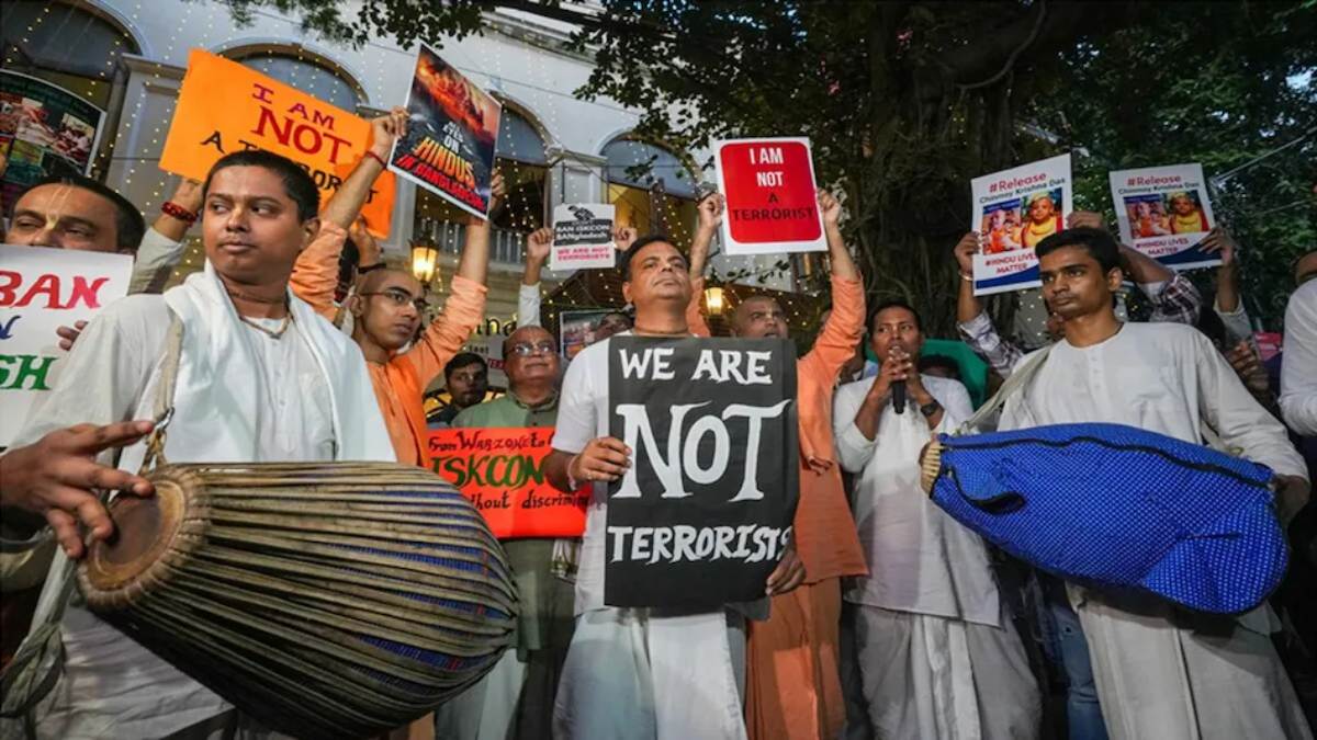 बांग्लादेश ने ISKCON के 54 सदस्यों को भारत आने से रोका: धार्मिक समारोह में भाग लेने आ रहे थे, पुलिस ने बॉर्डर पर ही रोक लिया
