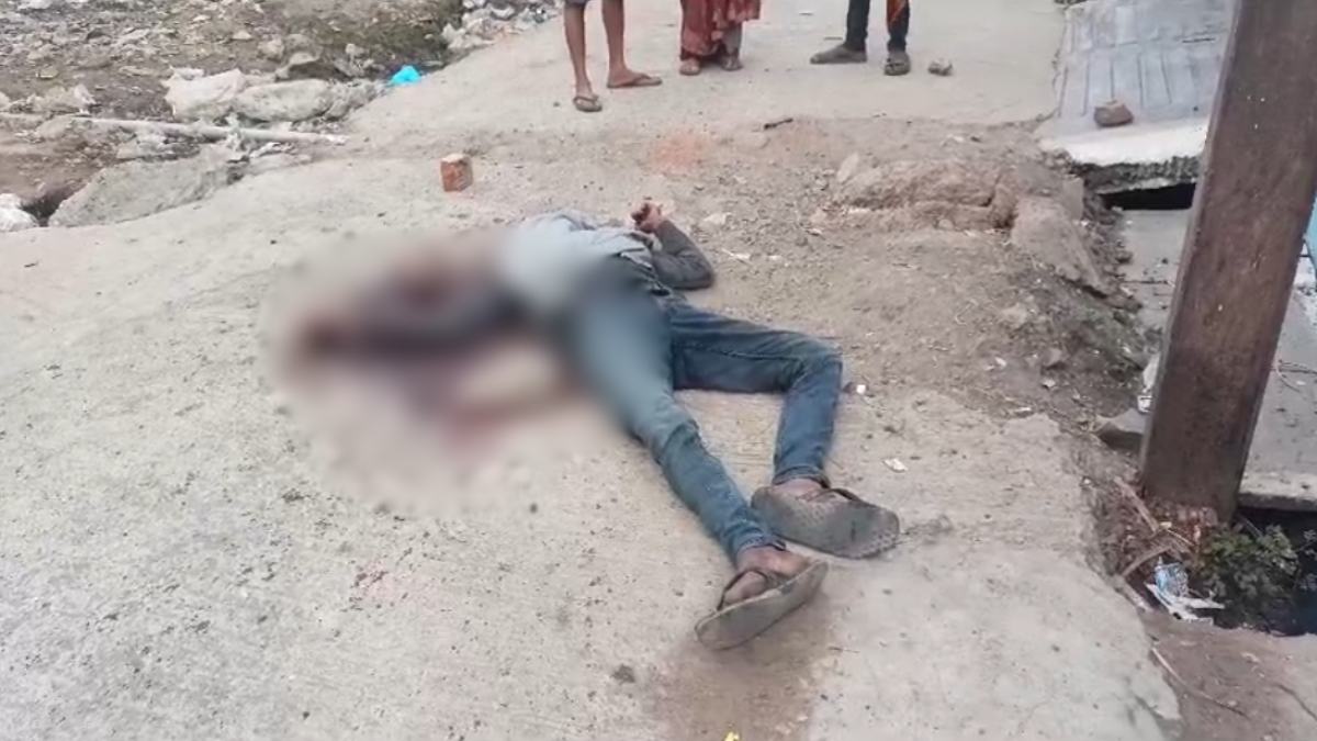 संस्कारधानी में युवक की हत्या: पत्थर से कुचलकर उतारा मौत के घाट, पत्नी के साथ किराए के मकान में रहता था मृतक