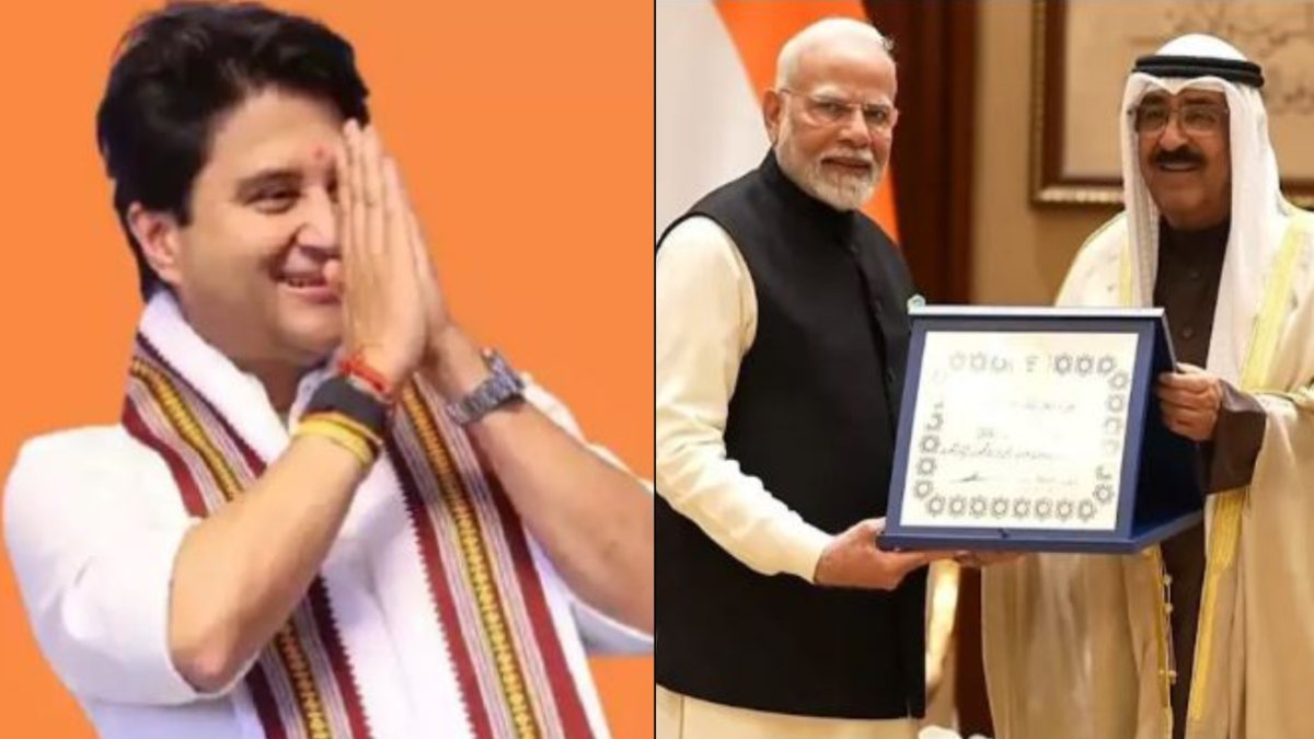 केंद्रीय मंत्री ने कुवैत सरकार का जताया आभार: सिंधिया बोले- PM मोदी को नहीं पूरे भारत को मिला सर्वोच्च सम्मान, केन बेतवा लिंक परियोजना को लेकर कही ये बात