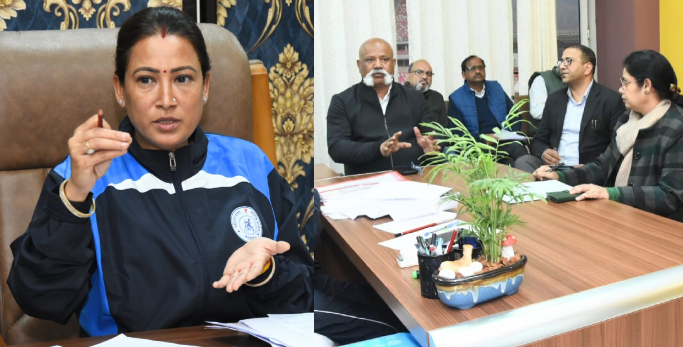 राष्ट्रीय खेल सचिवालय में समीक्षा बैठक, खेल मंत्री ने अधिकारियों को दिए कड़े निर्देश, स्पोर्ट्स यूनिवर्सिटी एक्ट पर हुई चर्चा