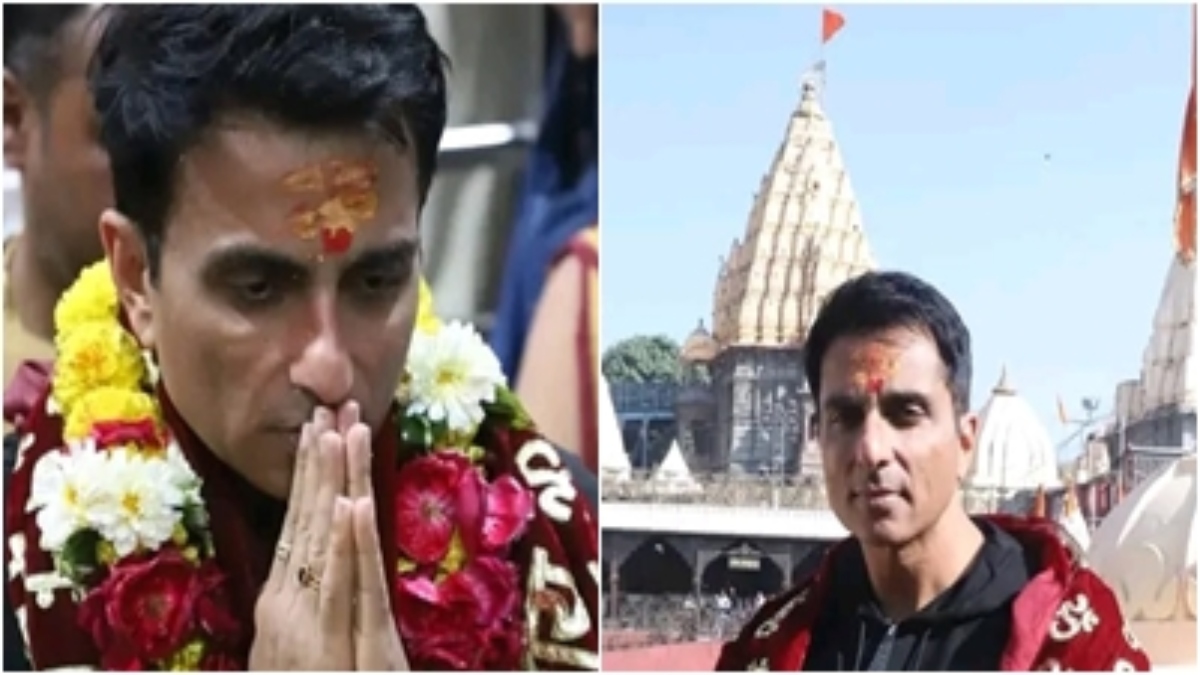 महाकाल की शरण में सोनू सूद: पूजन अर्चन कर नंदी हाल में लगाया ध्यान, फिल्म ‘फतेह’ के लिए बाबा से मांगा आशीर्वाद