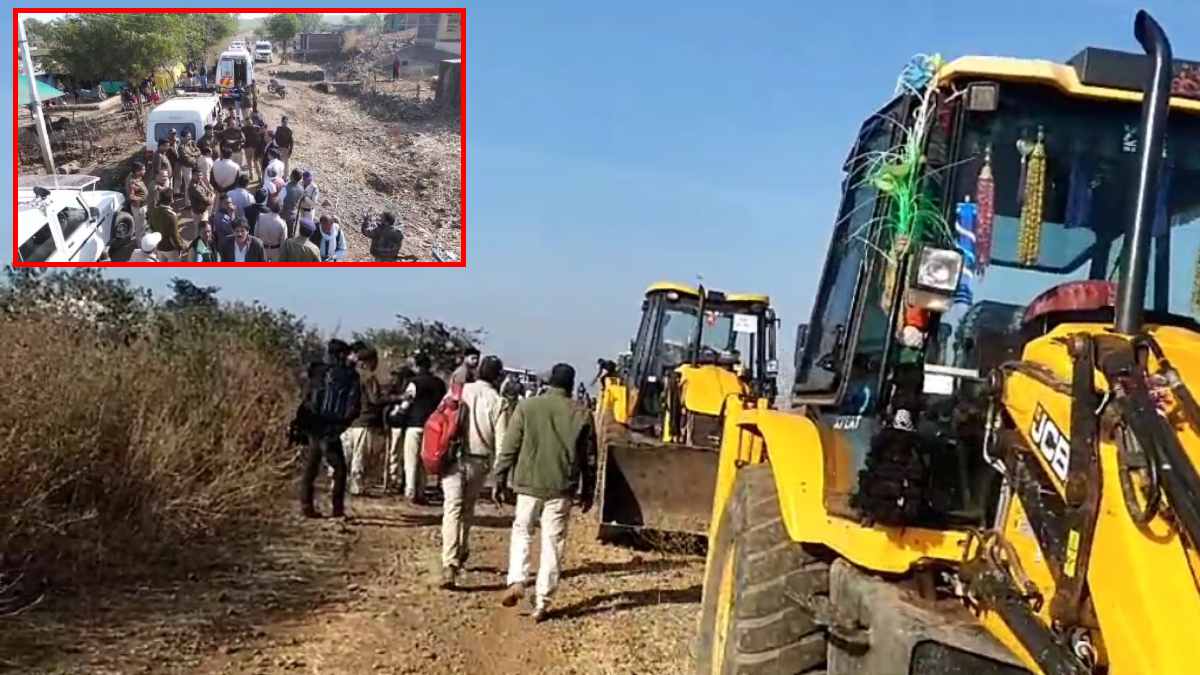 200 बीघा जमीन पर चला बुलडोजर: 5 करोड़ से अधिक जमीन पर 15 जेसीबी ने हटाया अतिक्रमण, मौके पर मौजूद रही 250 फॉरेस्ट, राजस्व, पुलिस की टीम