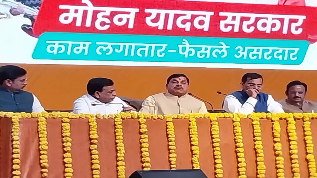 एक साल पूरा होने पर मुख्यमंत्री डॉ मोहन ने गिनाई अपनी उपलब्धियांः लाडली बहनों को अब तक दिए 19212 करोड़, 4 साल में 40 लाख किसानों को देंगे सोलर पंप, MP में निवेश से 3 लाख युवाओं को मिलेंगे रोजगार